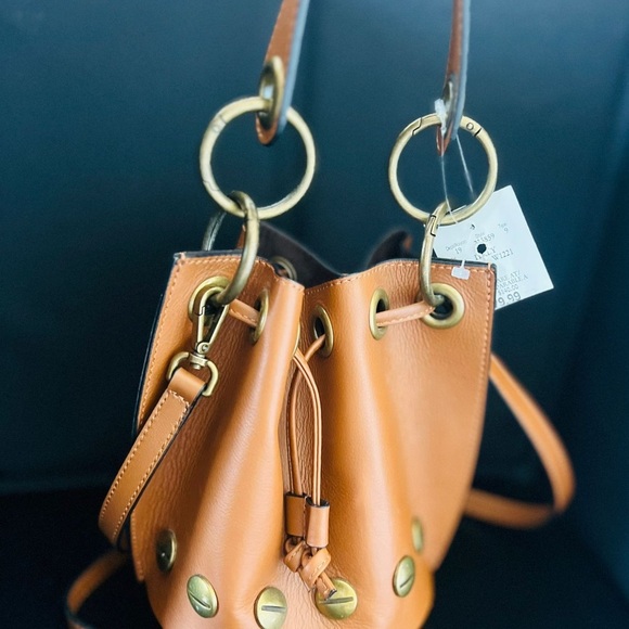 Italian Brown Leather Bag - Picture 3 of 7